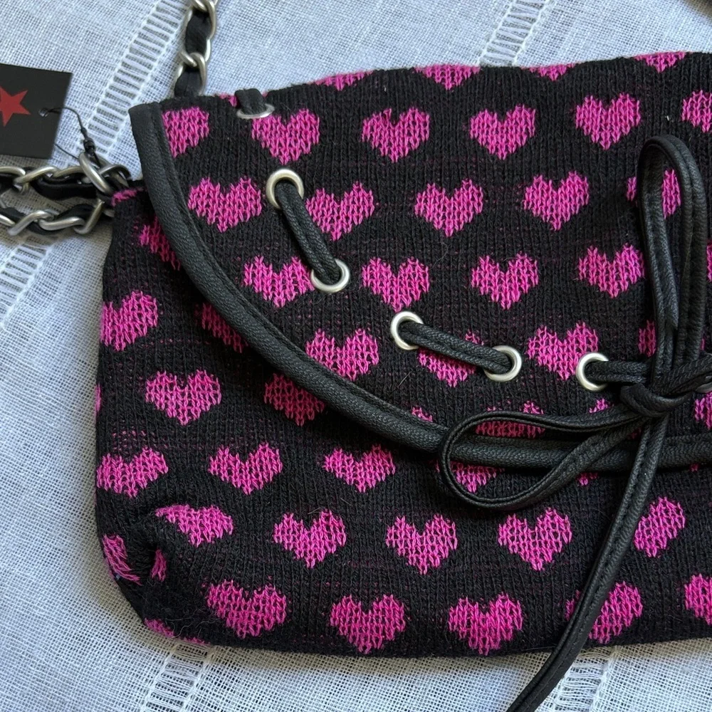 My Heart Lab NWT Pink Heart Crossbody Bag